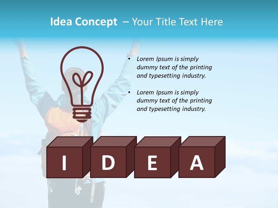 Cheerful Happy Portrait PowerPoint Template