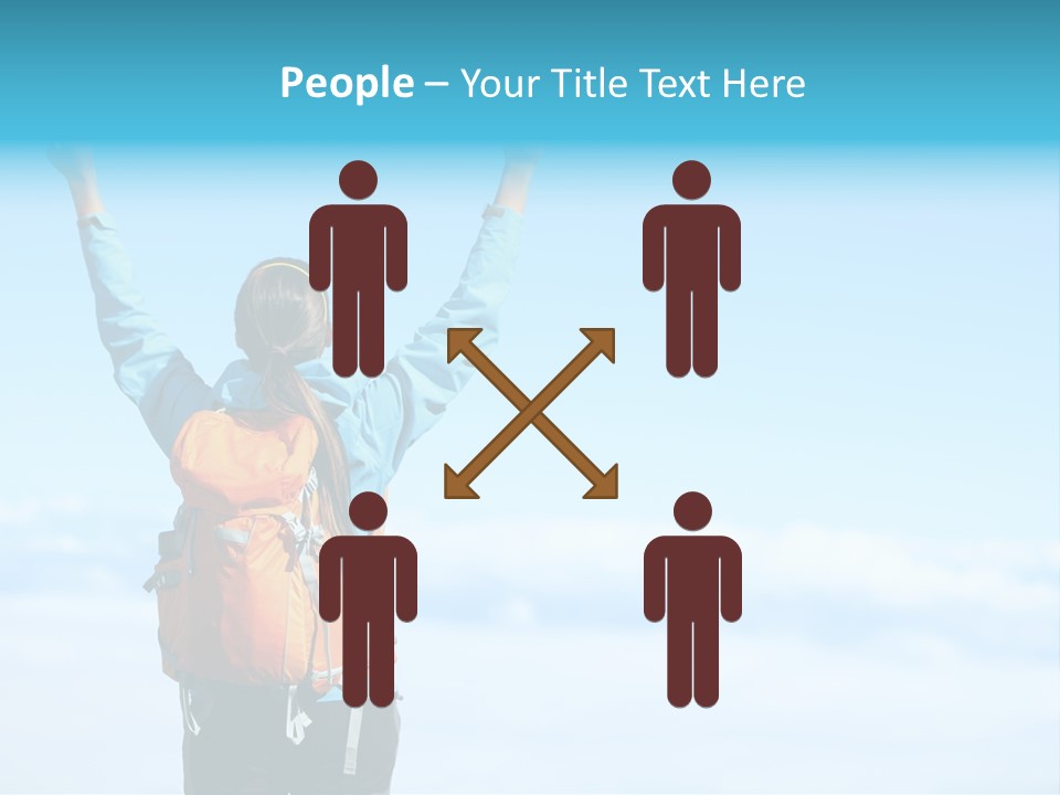 Cheerful Happy Portrait PowerPoint Template