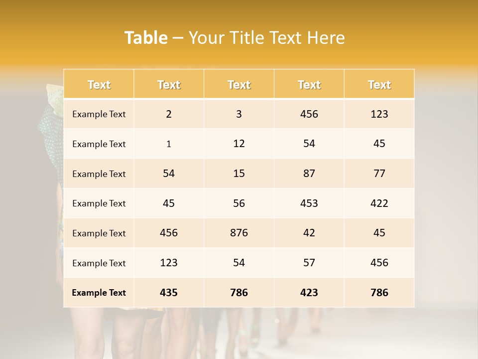 Designer Runway Trendy PowerPoint Template