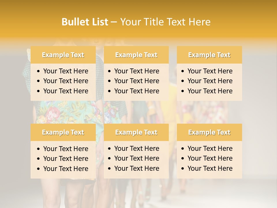 Designer Runway Trendy PowerPoint Template