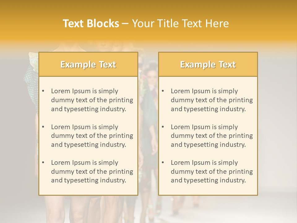 Designer Runway Trendy PowerPoint Template