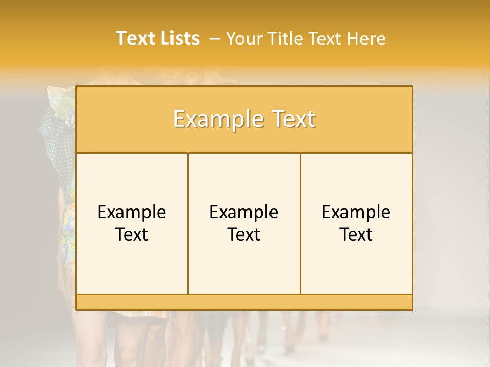 Designer Runway Trendy PowerPoint Template