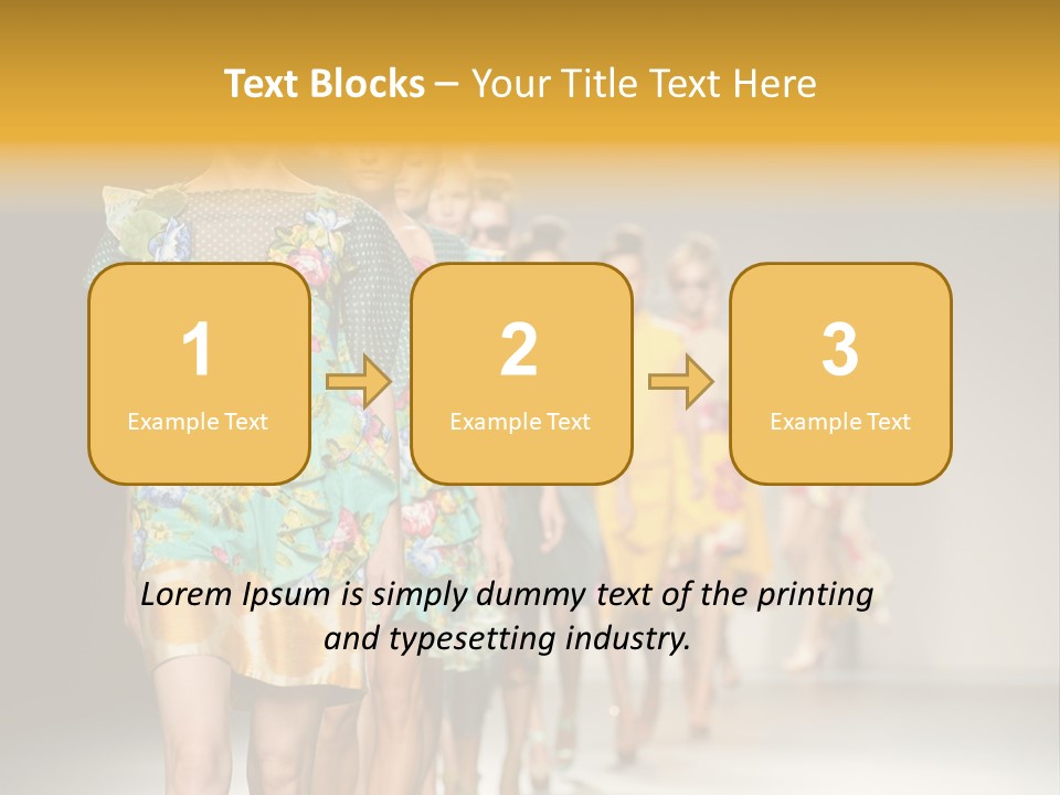 Designer Runway Trendy PowerPoint Template