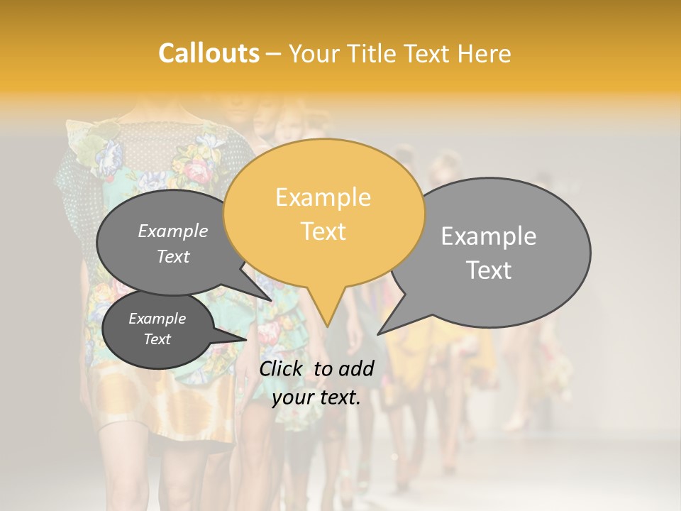 Designer Runway Trendy PowerPoint Template