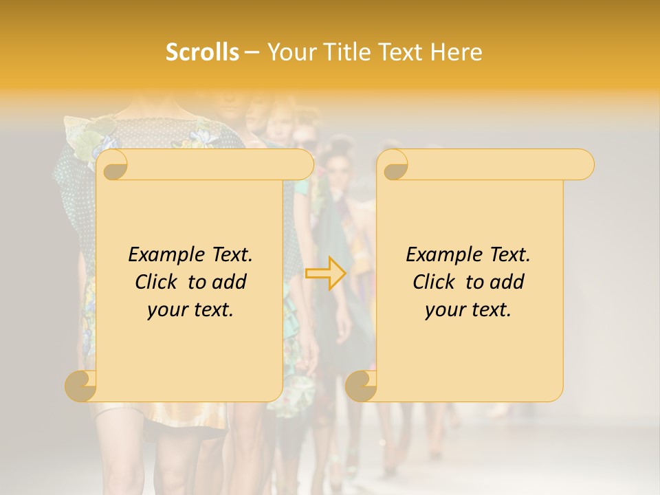 Designer Runway Trendy PowerPoint Template