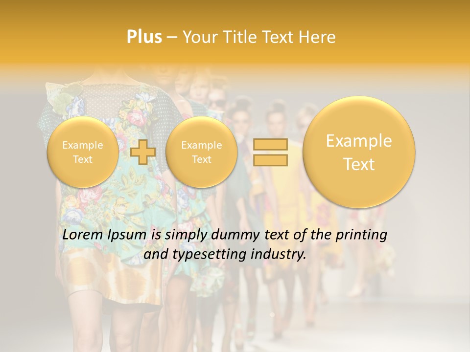Designer Runway Trendy PowerPoint Template
