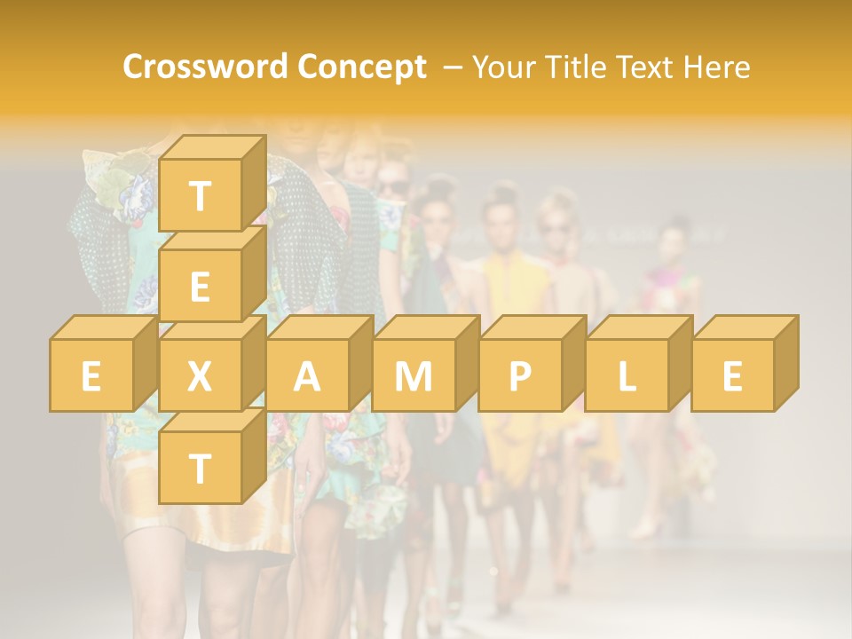 Designer Runway Trendy PowerPoint Template