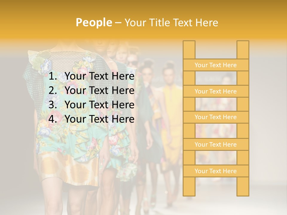Designer Runway Trendy PowerPoint Template