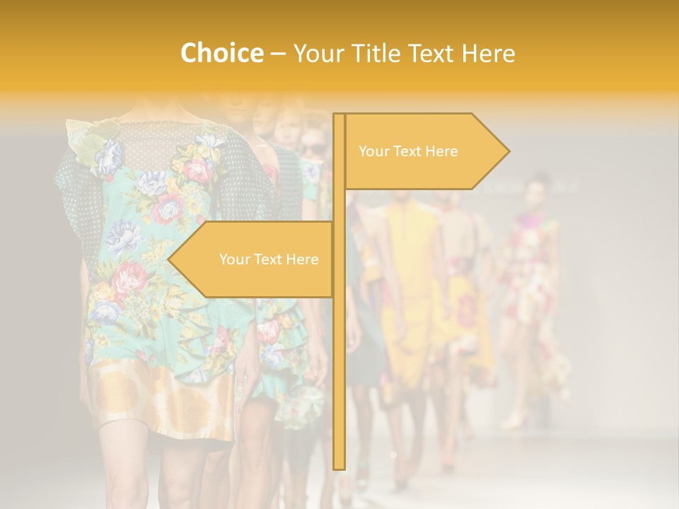 Designer Runway Trendy PowerPoint Template