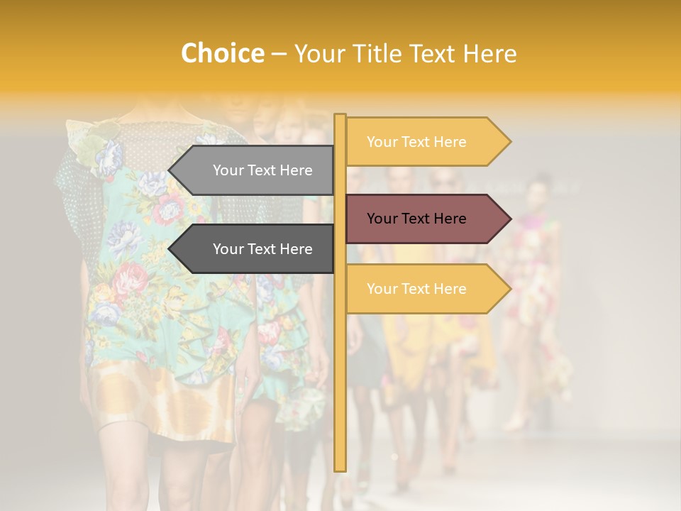 Designer Runway Trendy PowerPoint Template