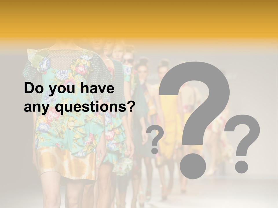 Designer Runway Trendy PowerPoint Template