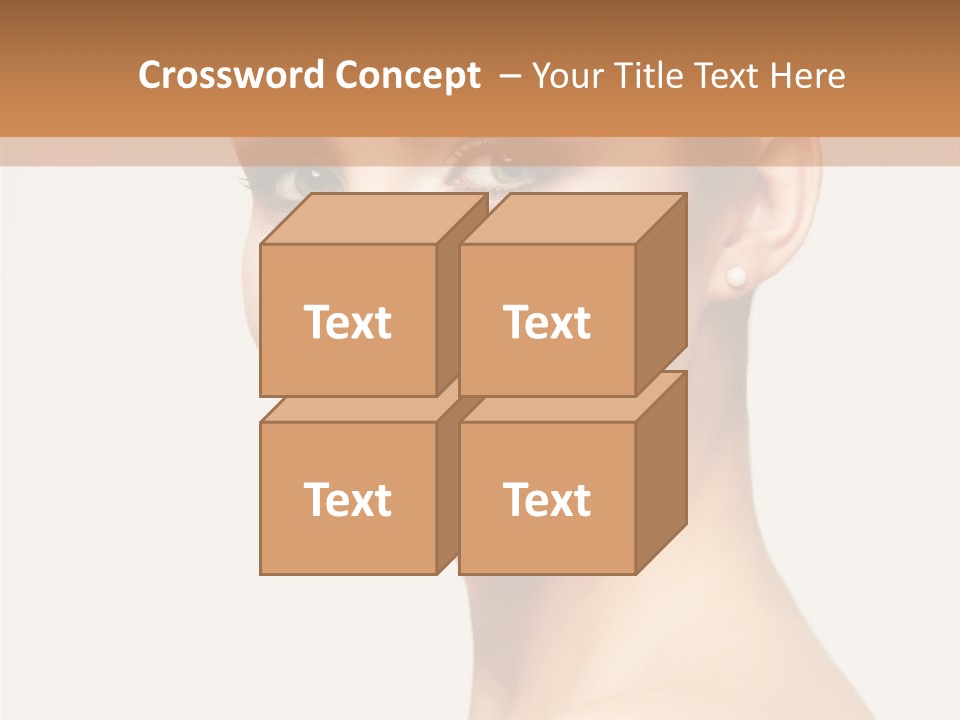 Portrait Background Hand PowerPoint Template