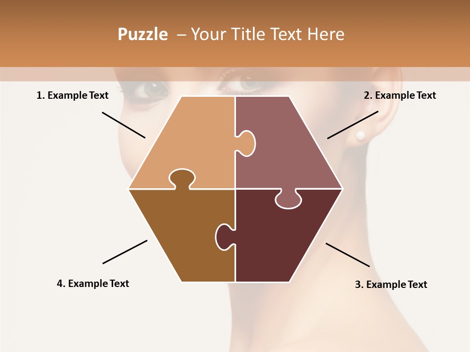 Portrait Background Hand PowerPoint Template