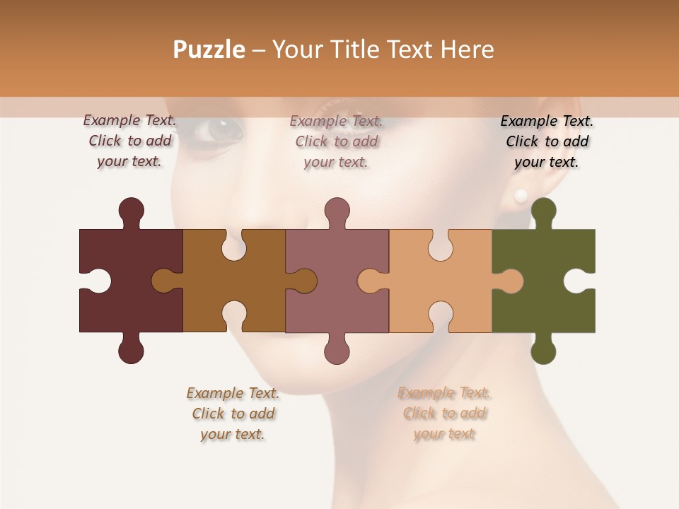 Portrait Background Hand PowerPoint Template