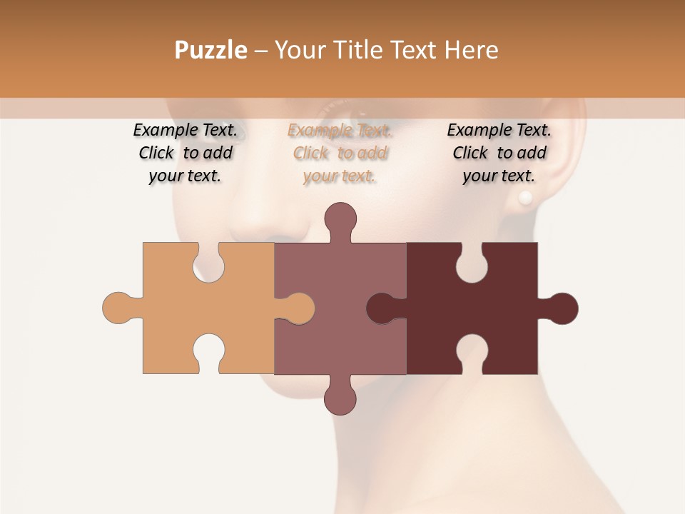 Portrait Background Hand PowerPoint Template