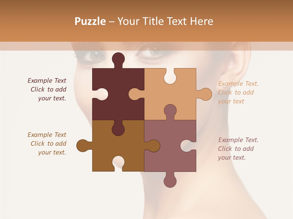 Portrait Background Hand PowerPoint Template