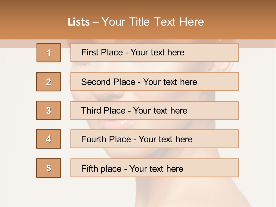 Portrait Background Hand PowerPoint Template