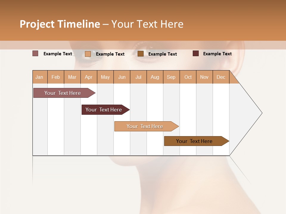 Portrait Background Hand PowerPoint Template