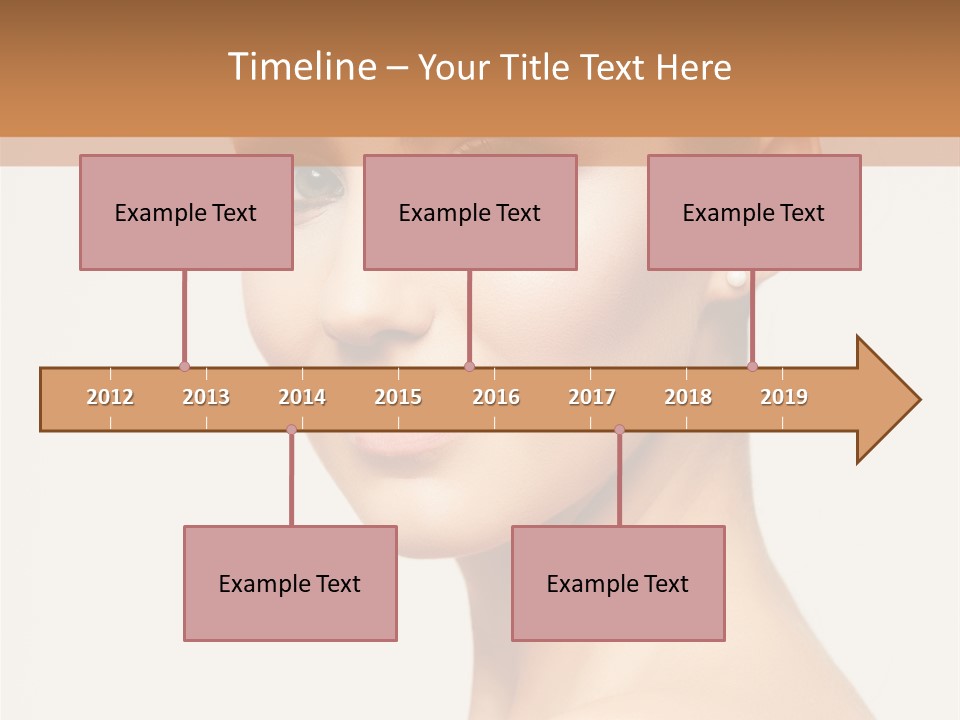 Portrait Background Hand PowerPoint Template