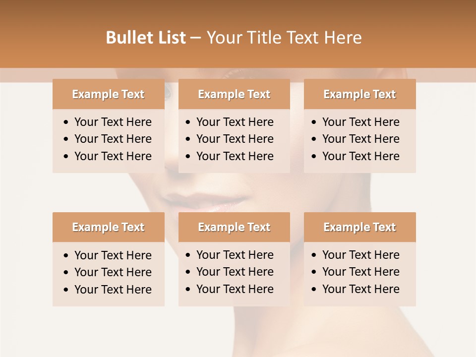 Portrait Background Hand PowerPoint Template