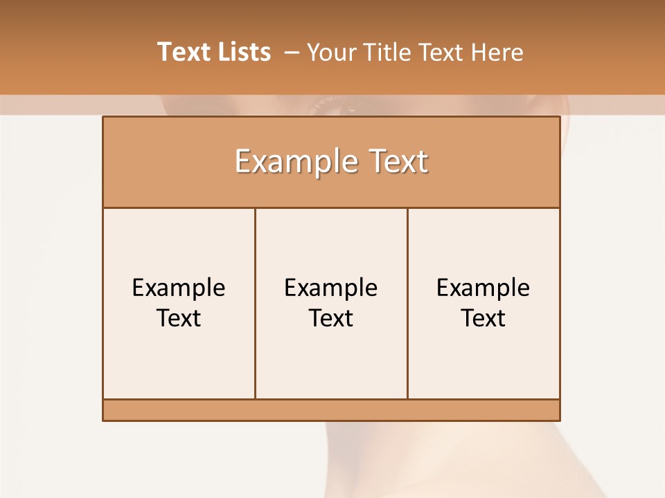Portrait Background Hand PowerPoint Template