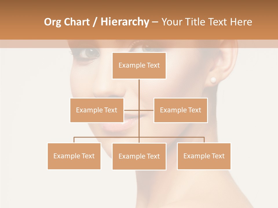 Portrait Background Hand PowerPoint Template