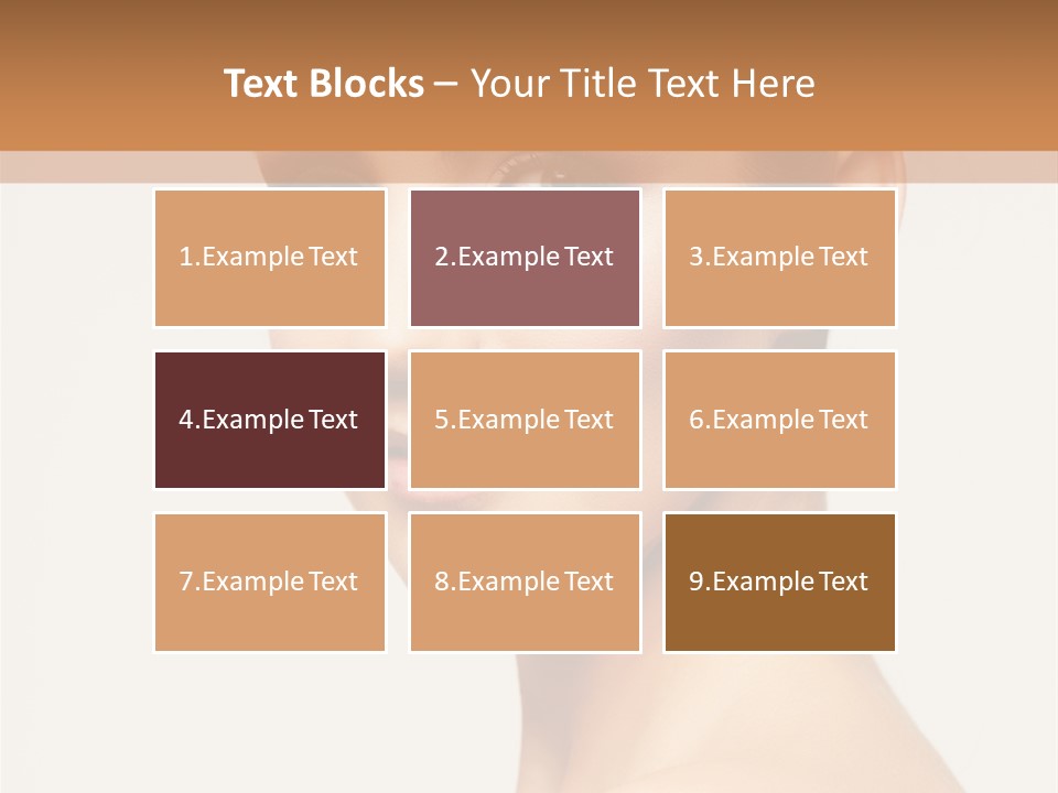 Portrait Background Hand PowerPoint Template