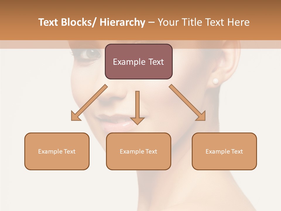 Portrait Background Hand PowerPoint Template