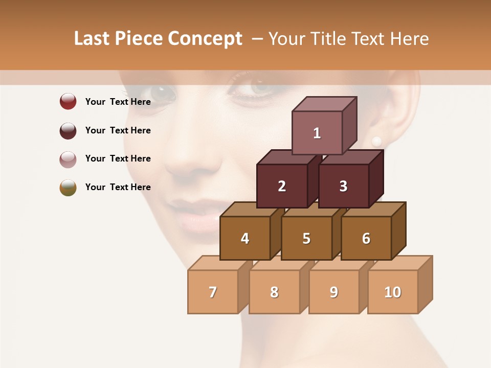 Portrait Background Hand PowerPoint Template