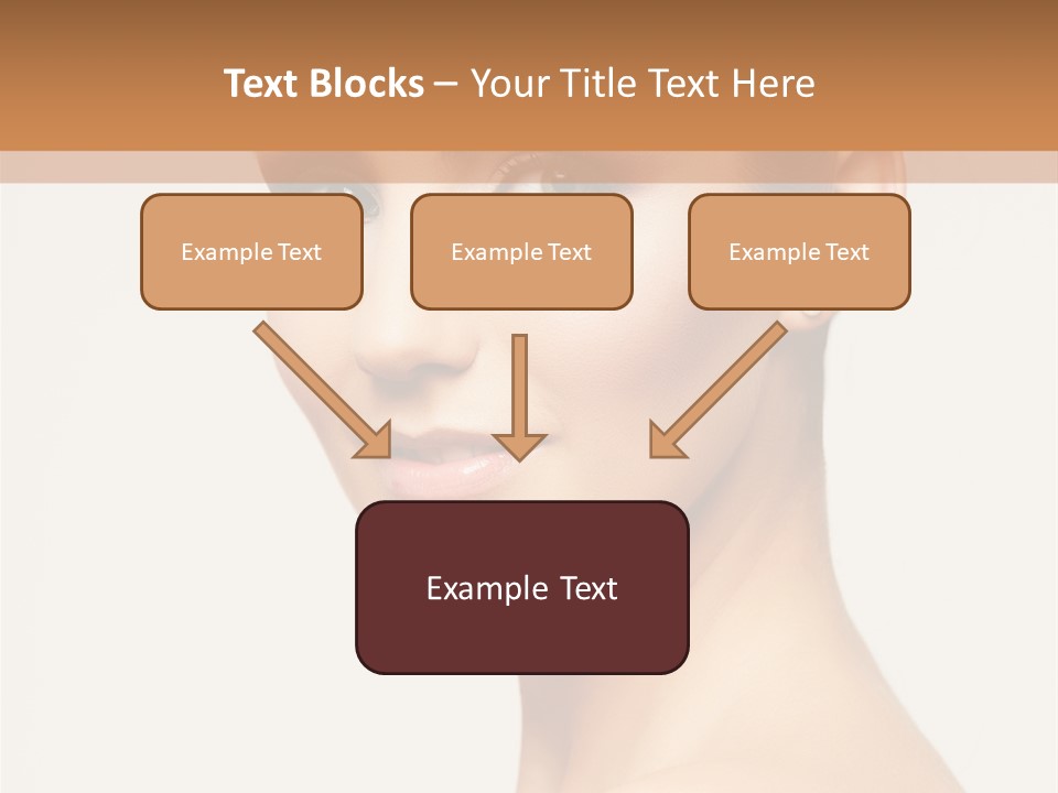 Portrait Background Hand PowerPoint Template