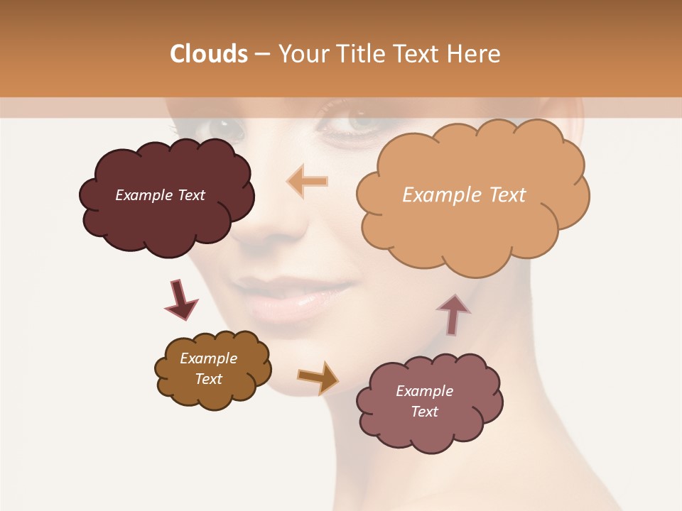 Portrait Background Hand PowerPoint Template