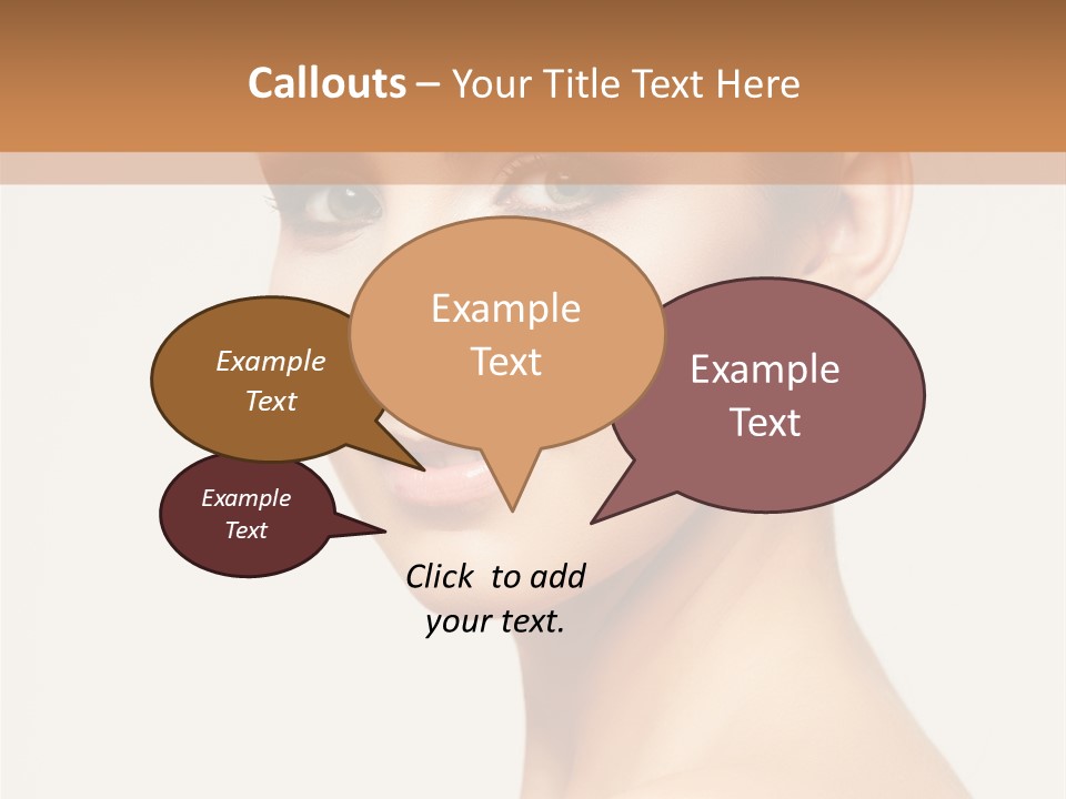 Portrait Background Hand PowerPoint Template