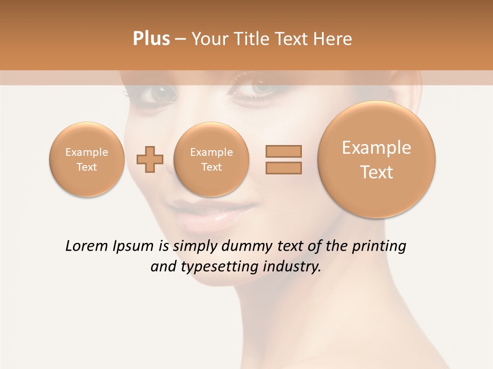 Portrait Background Hand PowerPoint Template