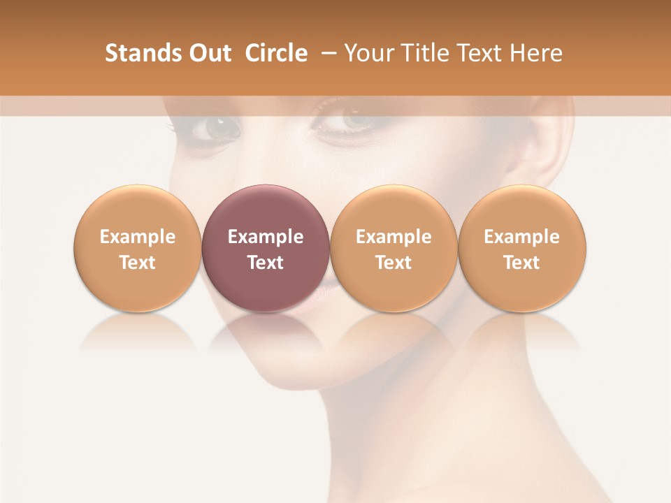 Portrait Background Hand PowerPoint Template