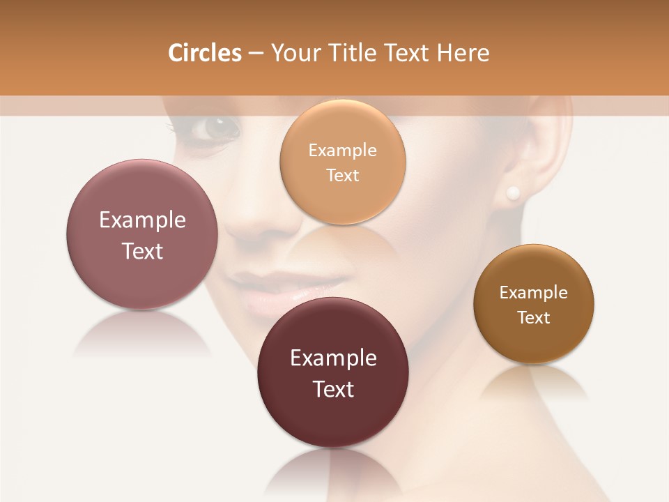 Portrait Background Hand PowerPoint Template