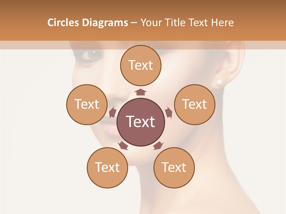 Portrait Background Hand PowerPoint Template