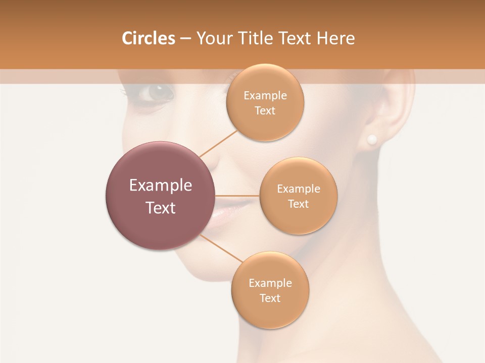 Portrait Background Hand PowerPoint Template