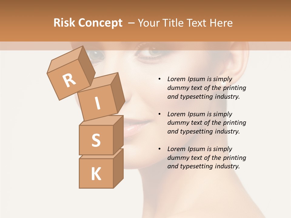 Portrait Background Hand PowerPoint Template