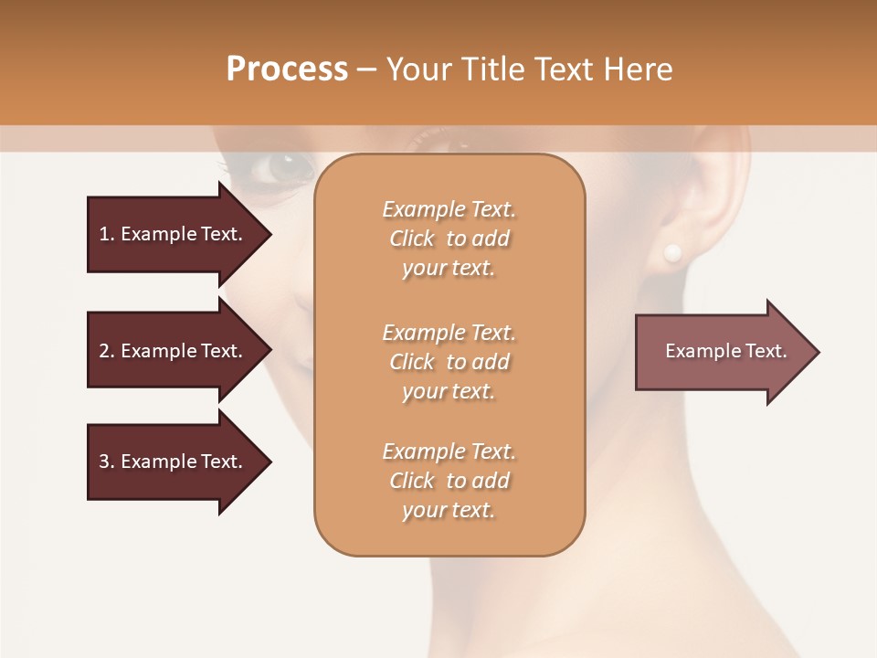 Portrait Background Hand PowerPoint Template