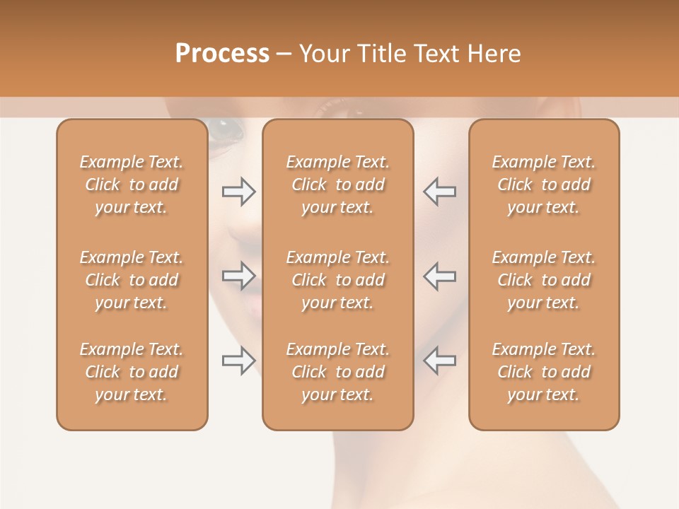 Portrait Background Hand PowerPoint Template