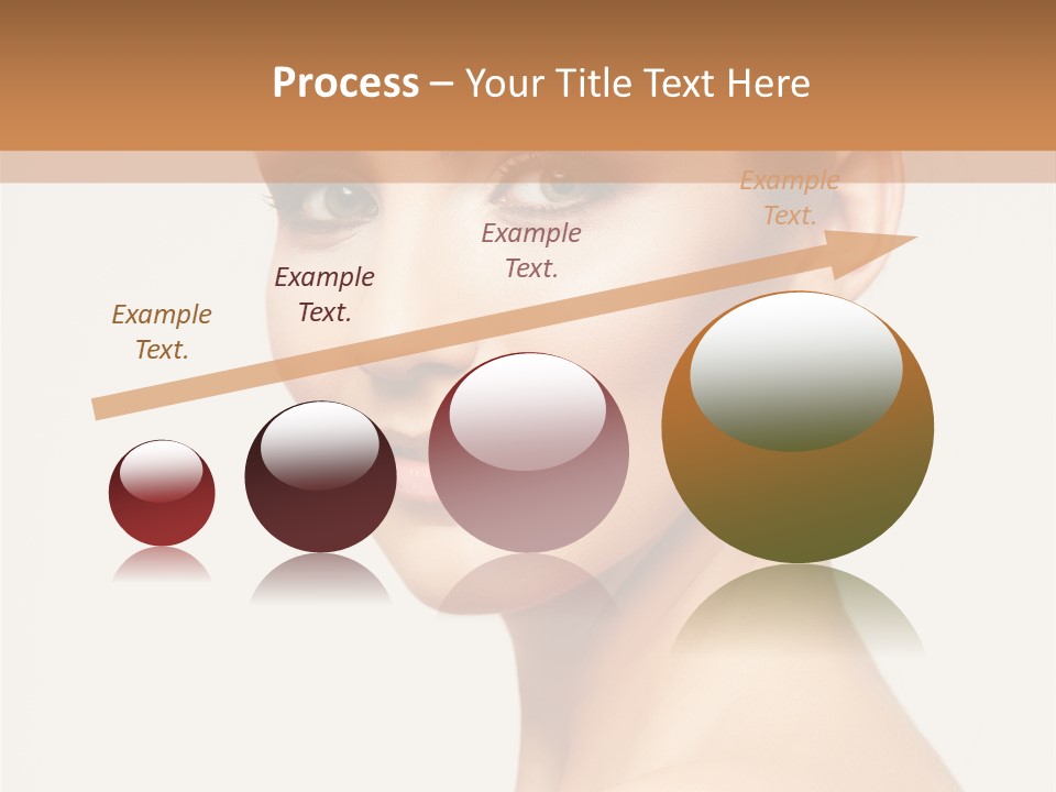 Portrait Background Hand PowerPoint Template