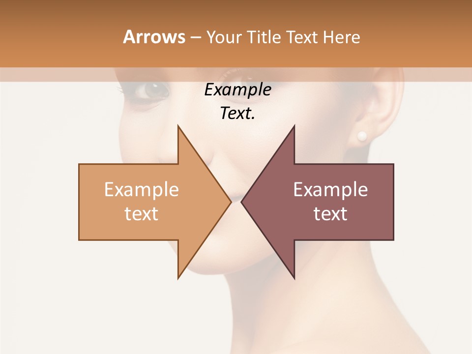 Portrait Background Hand PowerPoint Template