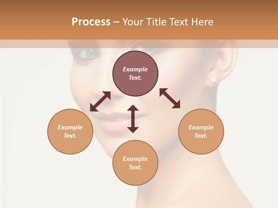 Portrait Background Hand PowerPoint Template