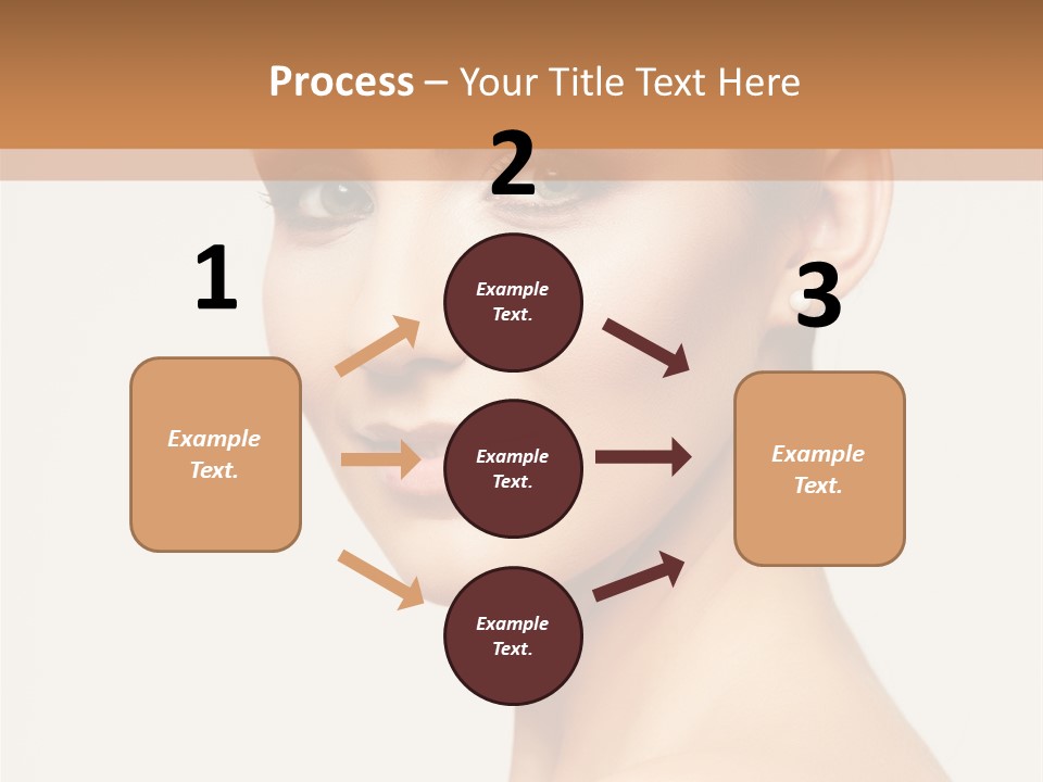 Portrait Background Hand PowerPoint Template