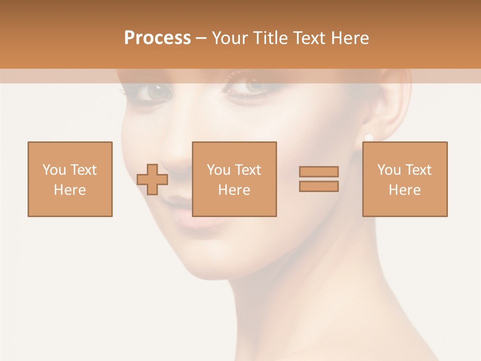 Portrait Background Hand PowerPoint Template