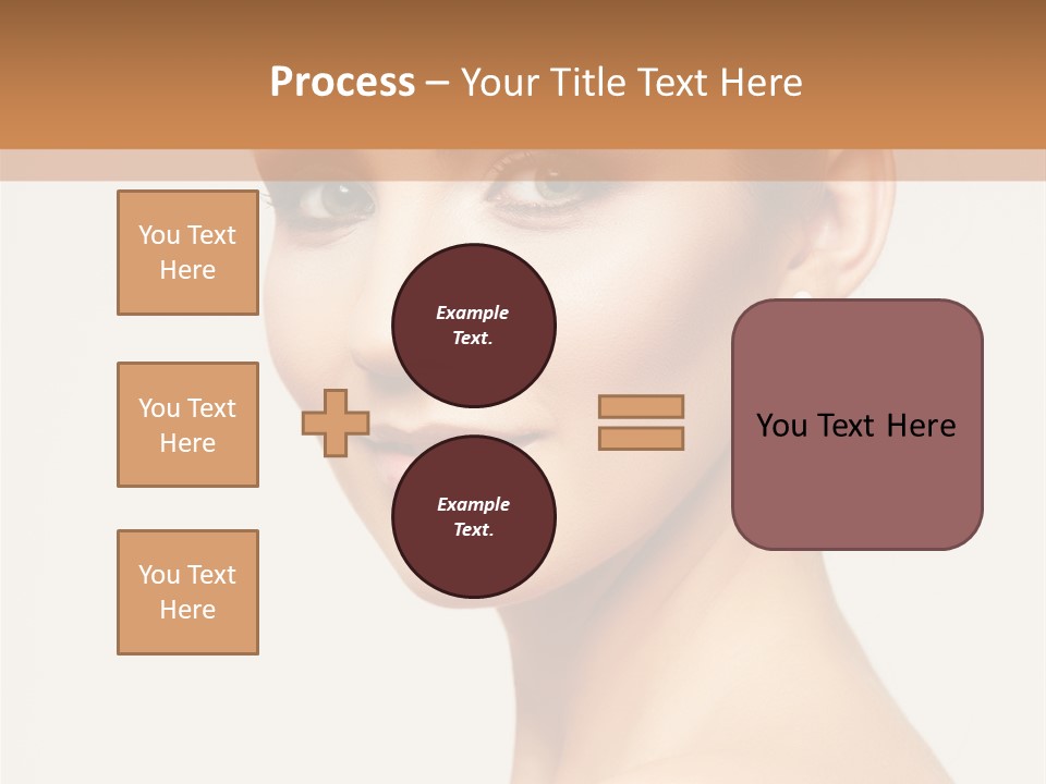 Portrait Background Hand PowerPoint Template