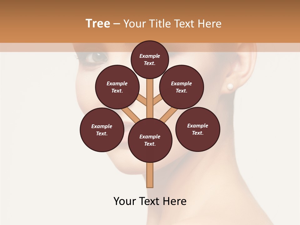 Portrait Background Hand PowerPoint Template