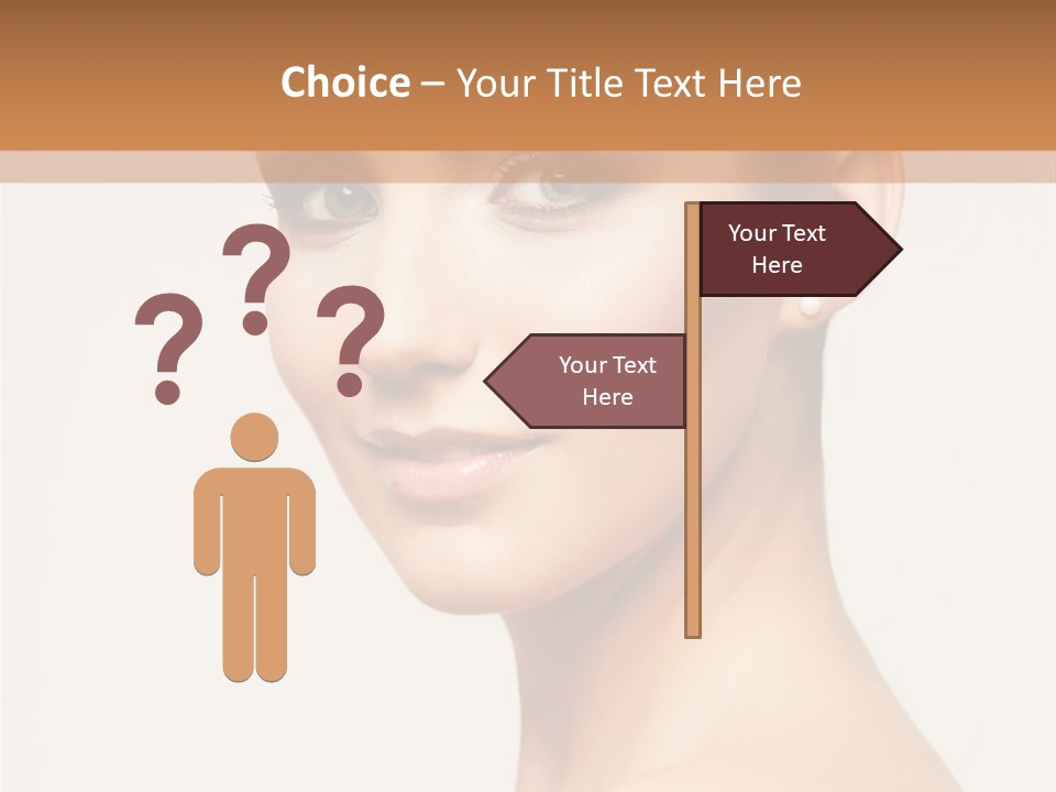 Portrait Background Hand PowerPoint Template