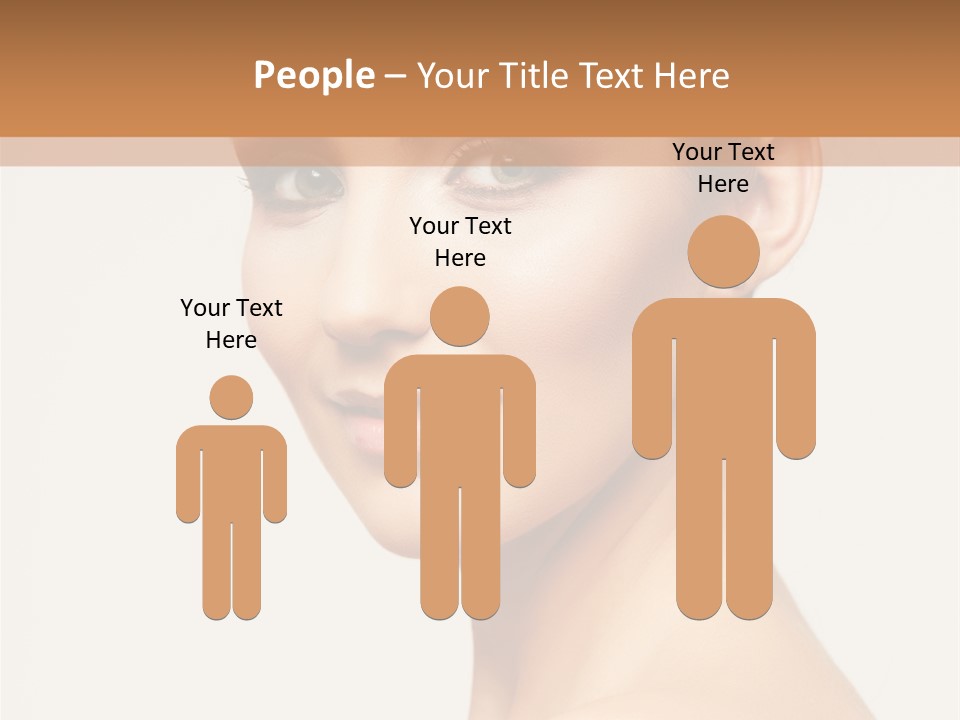 Portrait Background Hand PowerPoint Template