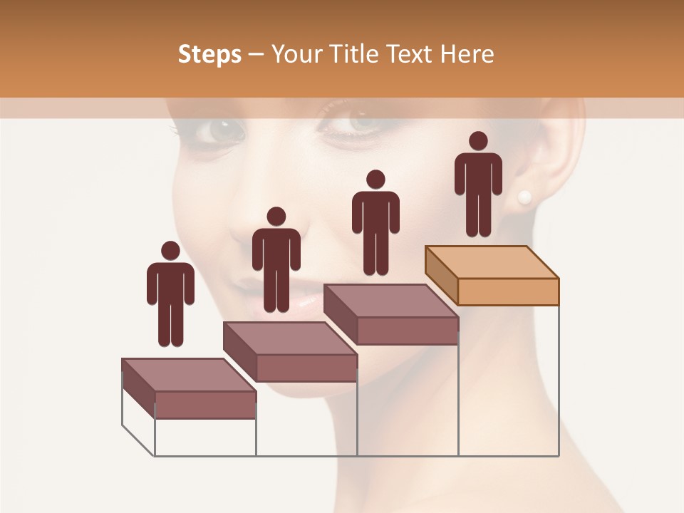 Portrait Background Hand PowerPoint Template